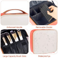 Makeup Bag Portable Travel Makeup Train Case PU Leather Cosmetic Storage Organizer with Dividers for Girl Cosmetic Make Up Tools